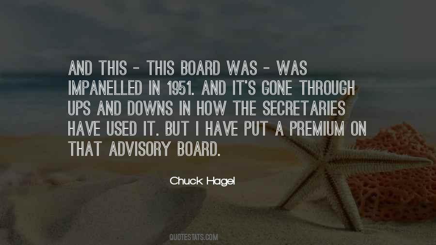 Quotes About Advisory Boards #862810