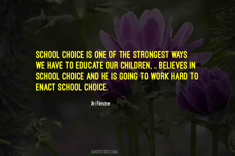 School Choice Quotes #1593372