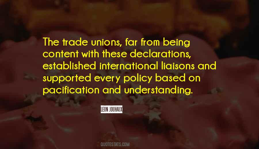 Quotes About Trade Unions #1324116