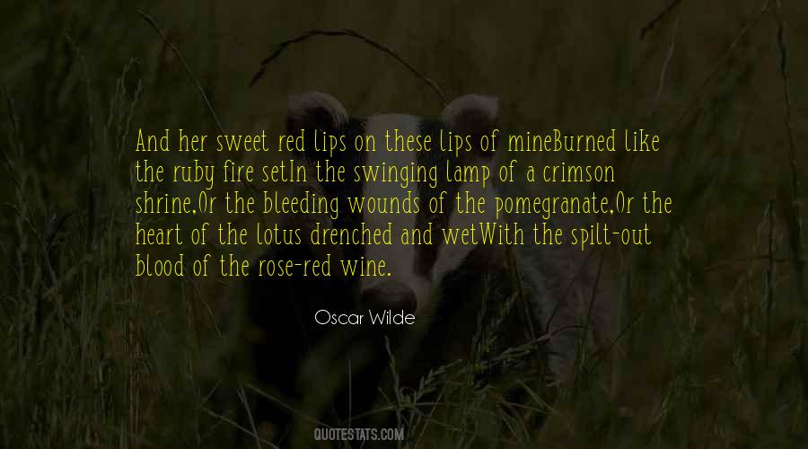 Quotes About Sweet Wine #1709054