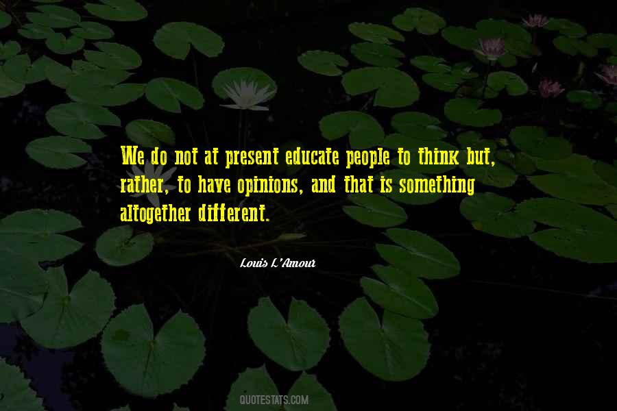 A Different Education Quotes #1022046