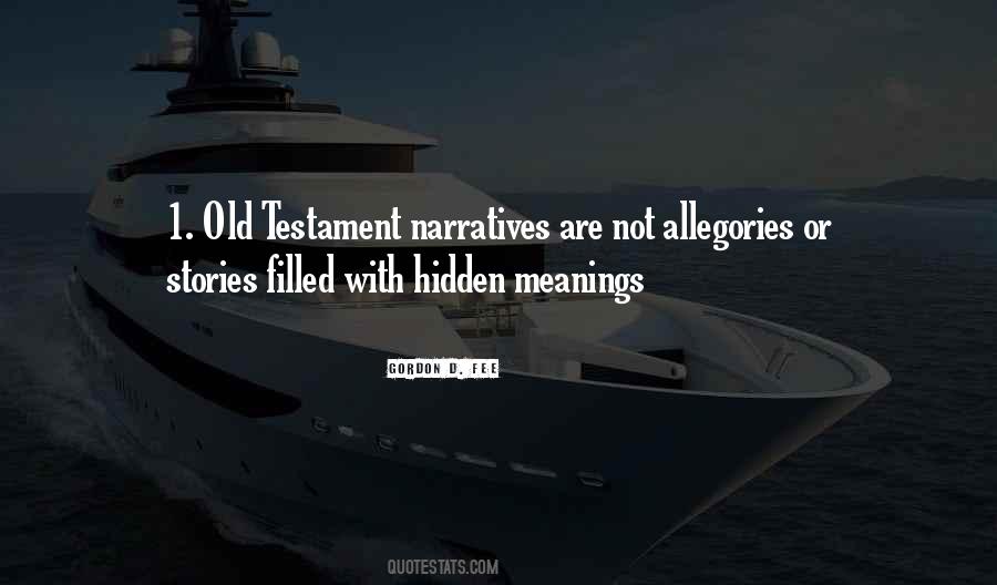 Quotes About Allegories #1137445
