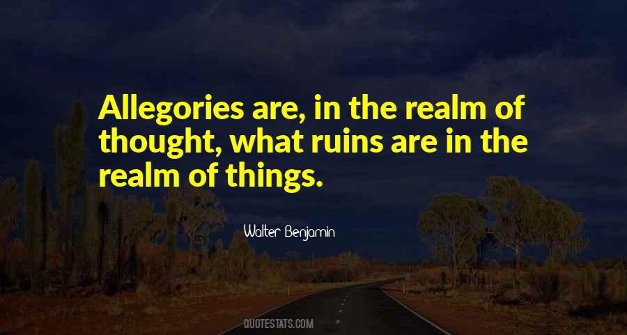 Quotes About Allegories #57340