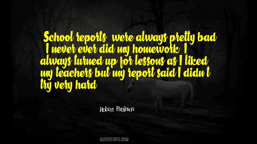 Quotes About Not Doing Your Homework #100013