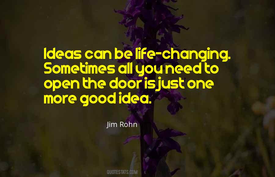 Quotes About Changing One's Life #1291470