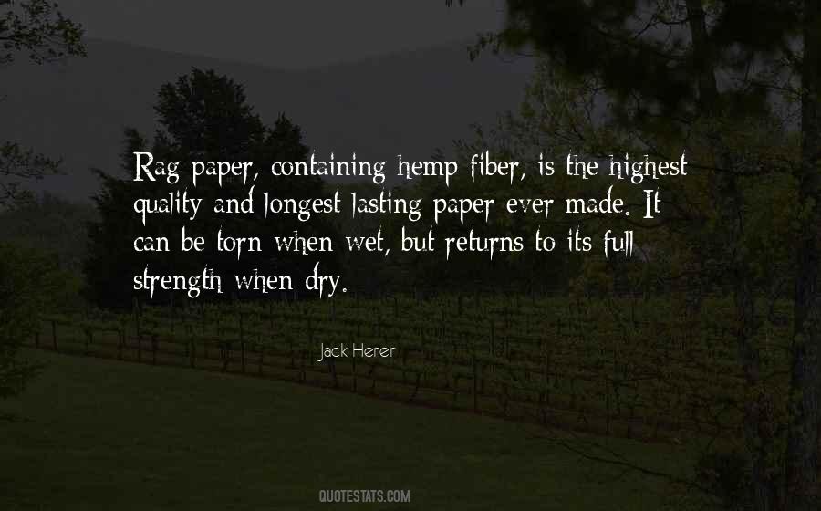 Quotes About Hemp #1038180