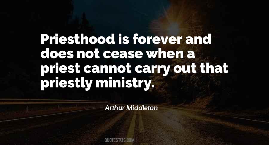 Quotes About Priesthood #1089611