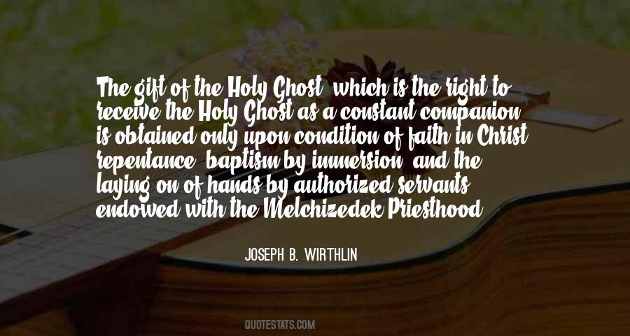 Quotes About Priesthood #779865