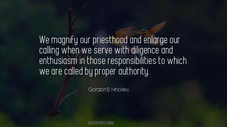 Quotes About Priesthood #884709