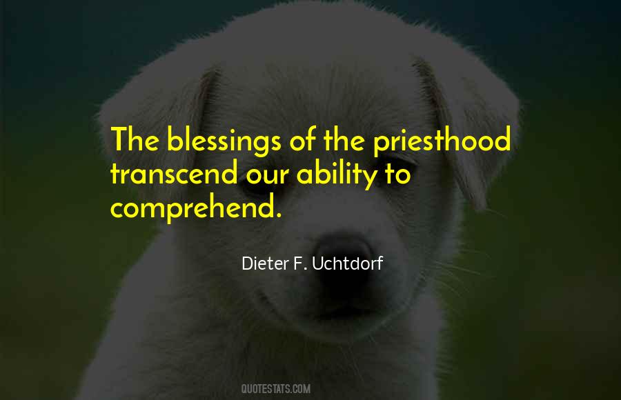 Quotes About Priesthood #978836