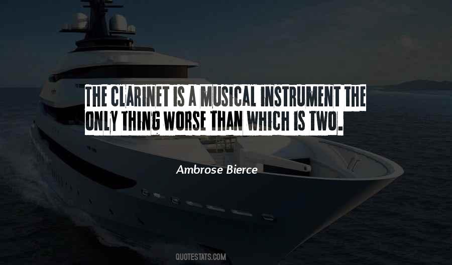 Quotes About Clarinet #568610