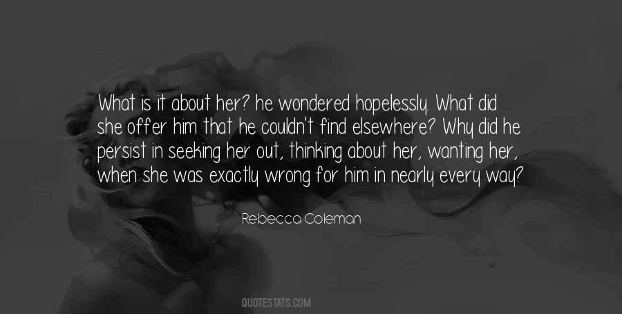 Quotes About Thinking About Him #400457