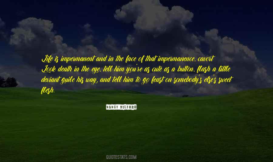 Life Is Impermanent Quotes #1717971