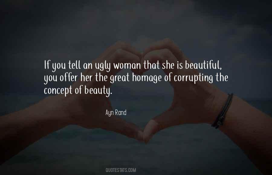 Quotes About Ugly Beauty #114710