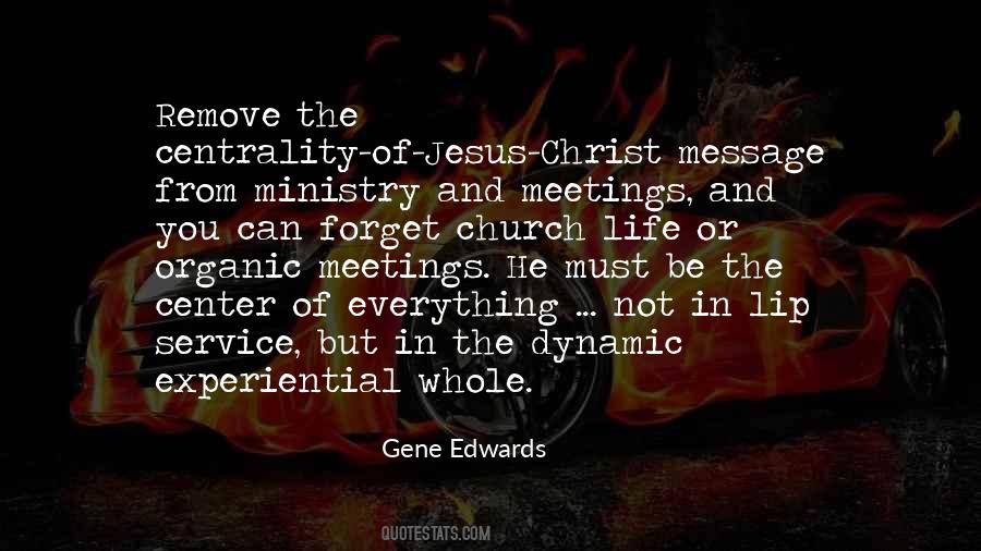 Organic Church Quotes #538243