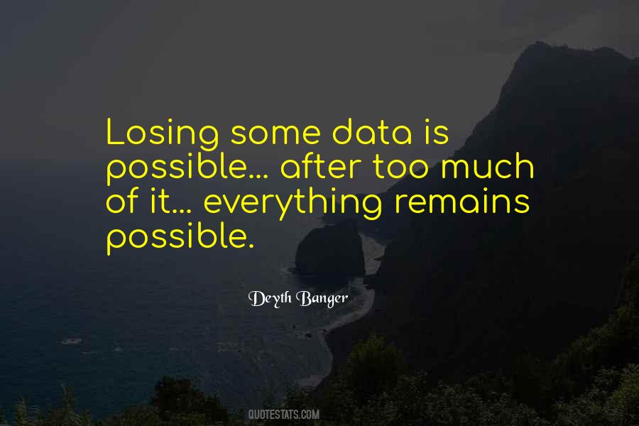 Quotes About Losing Everything #21226