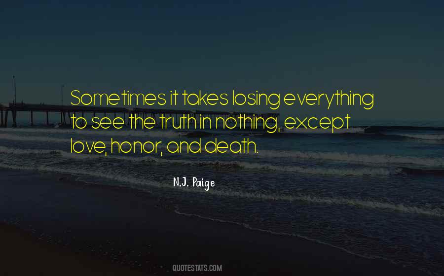 Quotes About Losing Everything #506996