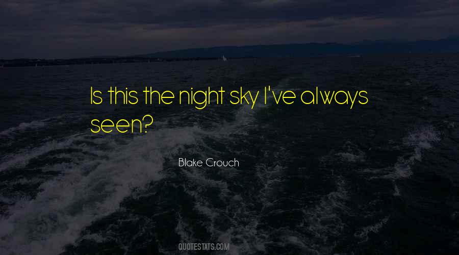 Quotes About Night Sky #1024407