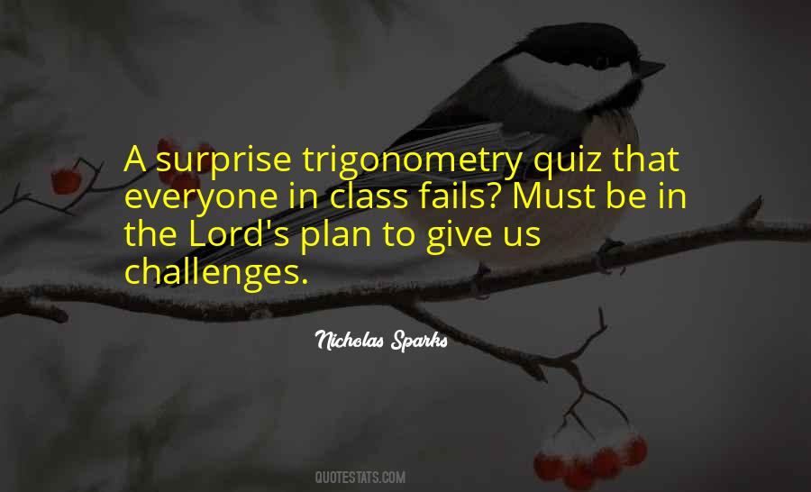 Quotes About The Lord's Plan #1820686