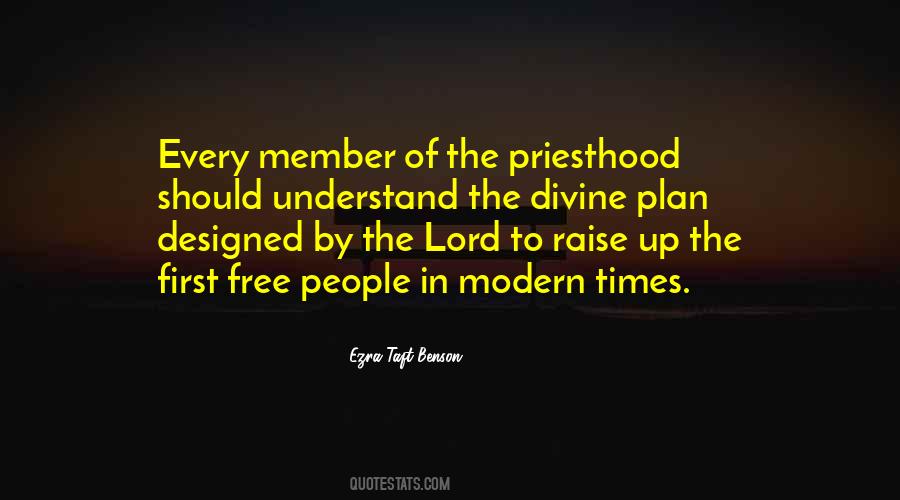 Quotes About The Lord's Plan #561616