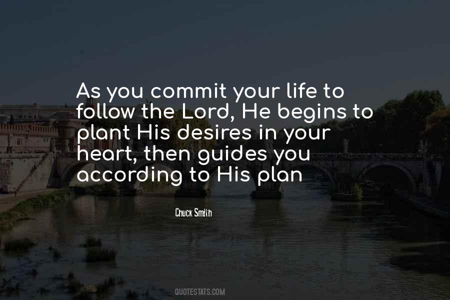 Quotes About The Lord's Plan #655035