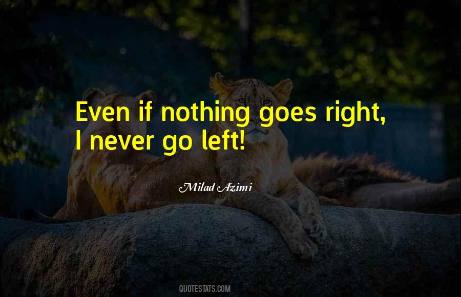 Quotes About Nothing Goes Right #1827809