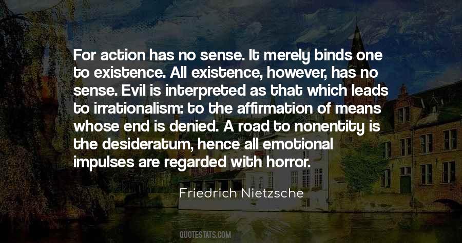 Quotes About Existence Of Evil #1600084