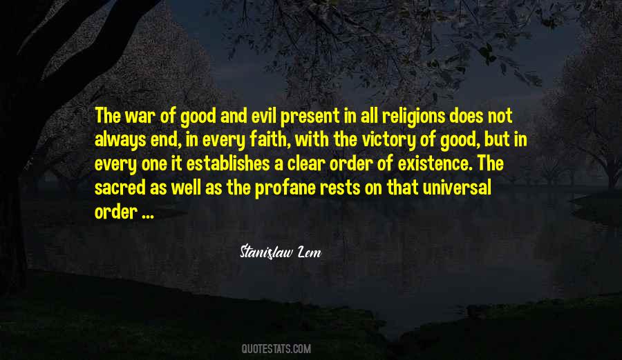 Quotes About Existence Of Evil #655397