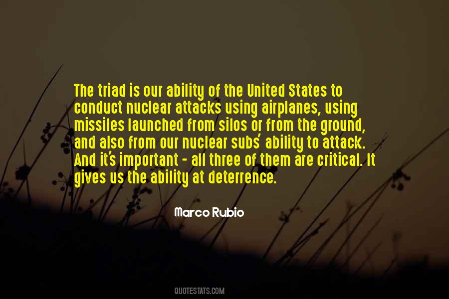 Quotes About Nuclear Missiles #1470857