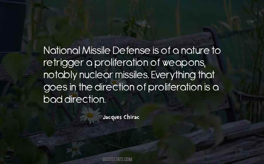 Quotes About Nuclear Missiles #985770