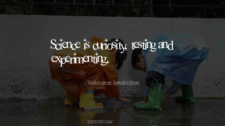 Quotes About Experimenting #690049