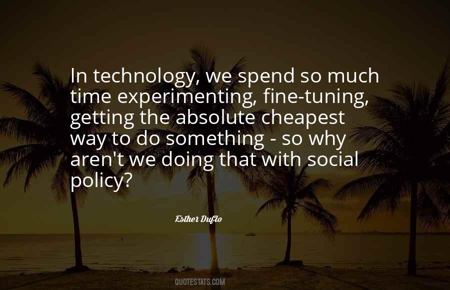 Quotes About Experimenting #741347