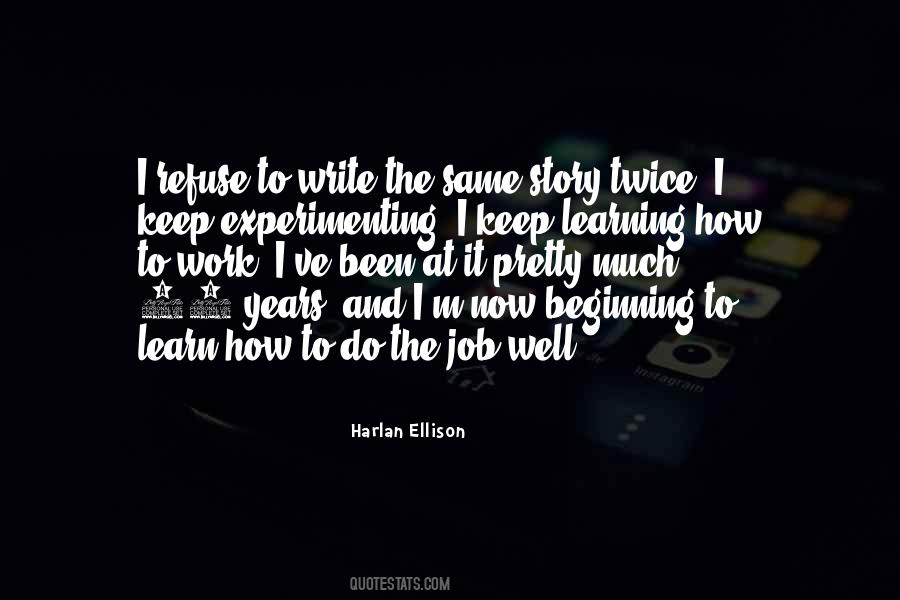 Quotes About Experimenting #888819