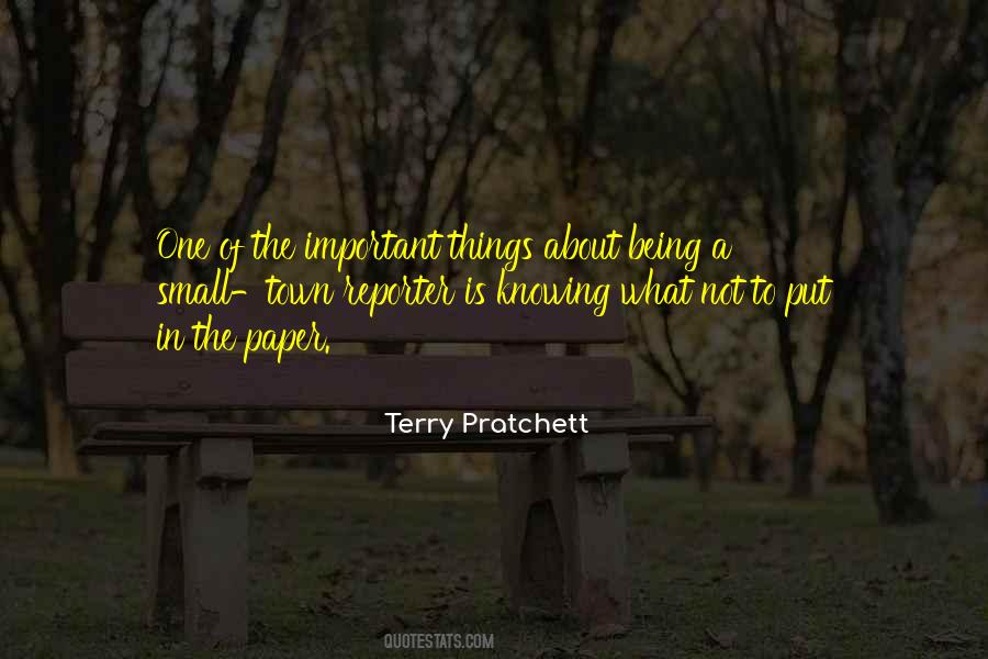 Quotes About Important Things #1211420