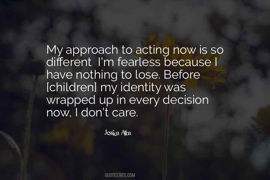 Quotes About Acting Now #464309