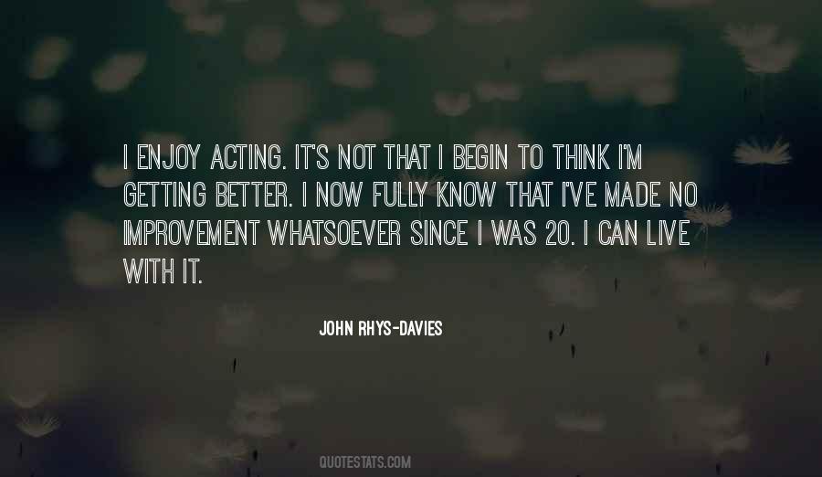 Quotes About Acting Now #719051