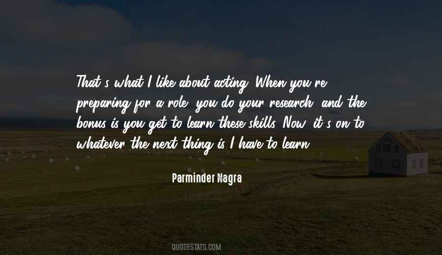 Quotes About Acting Now #892771