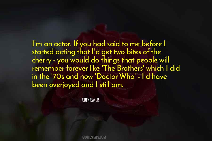Quotes About Acting Now #938686