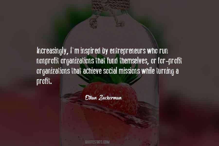 Quotes About Nonprofit Organizations #270252