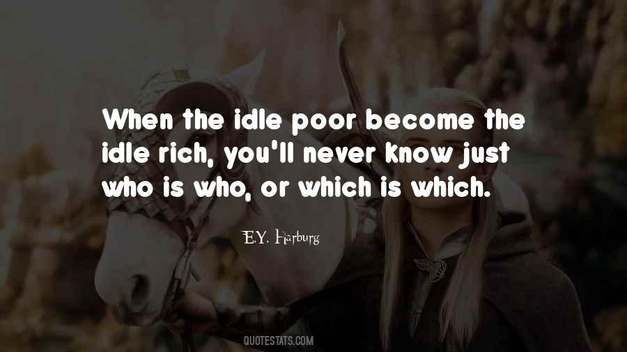 Quotes About Rich Poor #47974