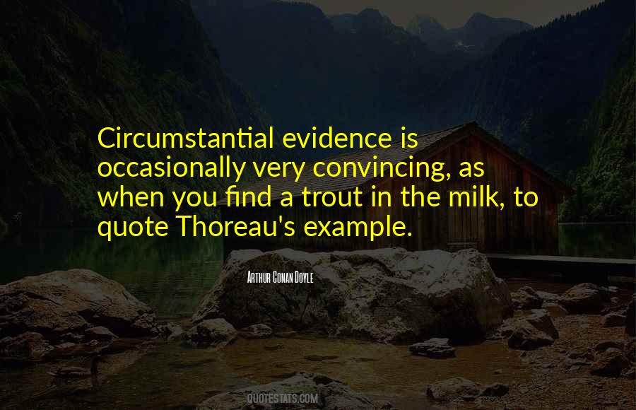 Quotes About Circumstantial Evidence #897178