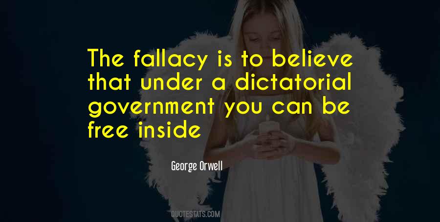 Dictatorial Government Quotes #880034