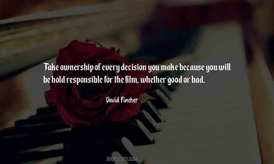 One Bad Decision Quotes #357414