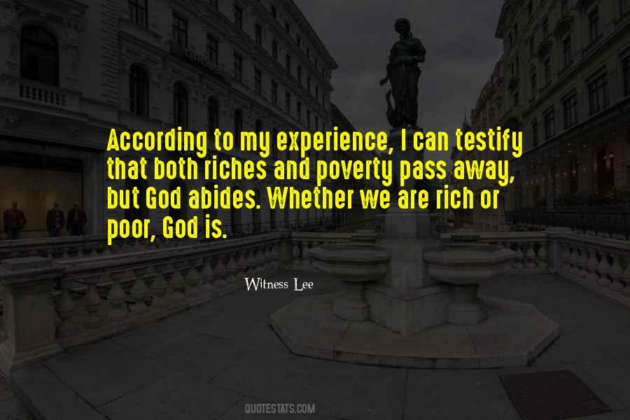 Quotes About Rich Or Poor #850084