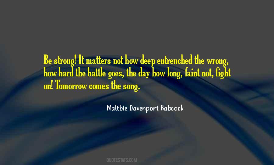 Quotes About Fighting For What Matters #1726542