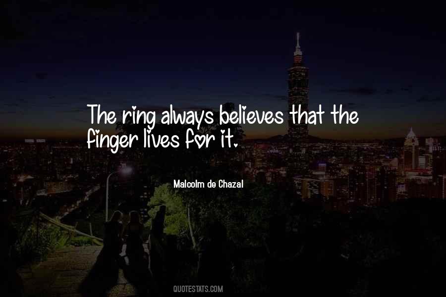 Quotes About Ring Finger #1630132