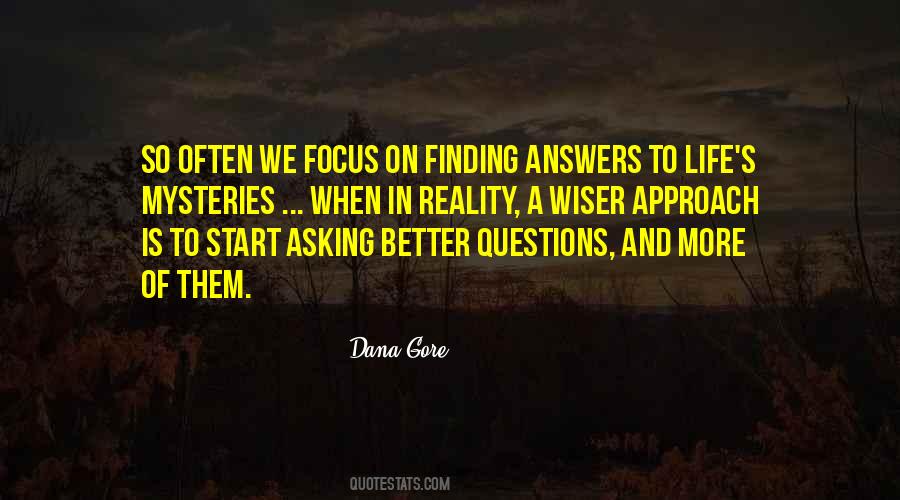 Quotes About Answers To Life #1450973