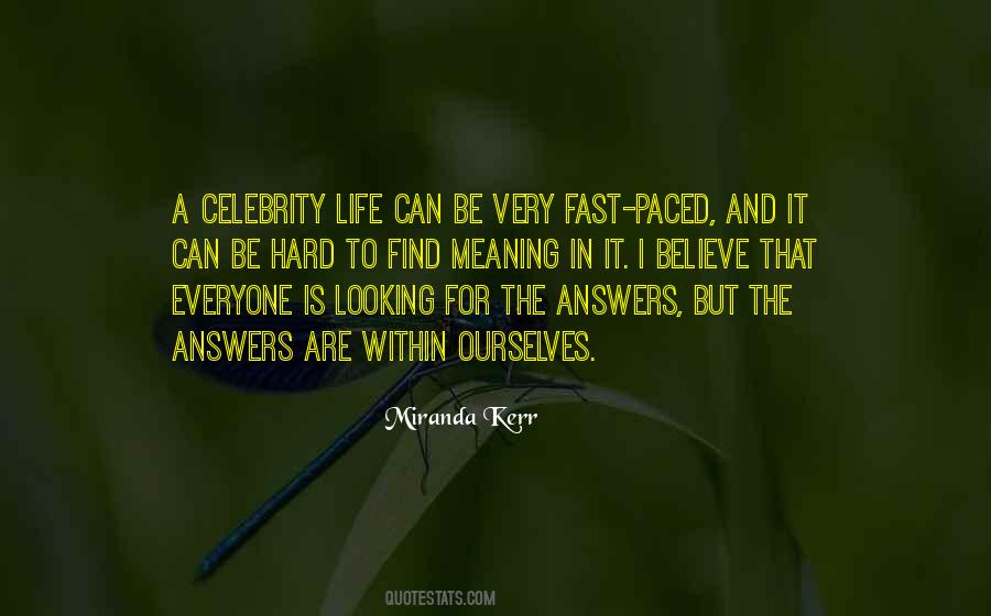 Quotes About Answers To Life #210091