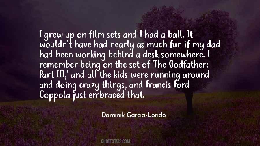 Quotes About Film Sets #1176711