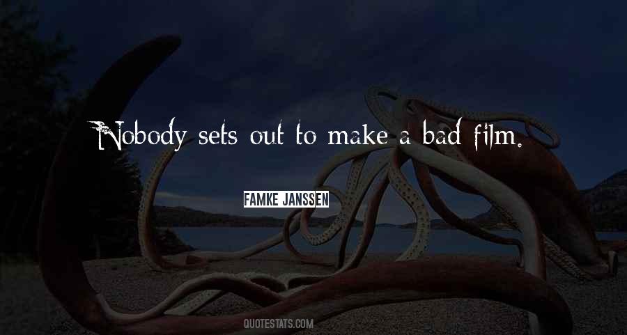 Quotes About Film Sets #1363323
